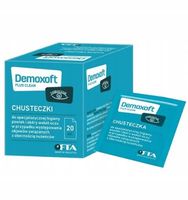 Demoxoft Plus Clean chusteczki do oczu 20 saszetek