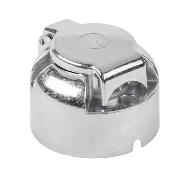 GNI0517 Gniazdo przyczepy aluminium zdjęcie 1