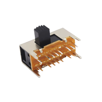 Przełącznik suwakowy SK-43D03 16-pinowy 3-pozycyjny 4P3T 2+8+6 22x10