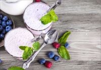 Fototapeta kuchenna owoce przyprawy deski 350x245