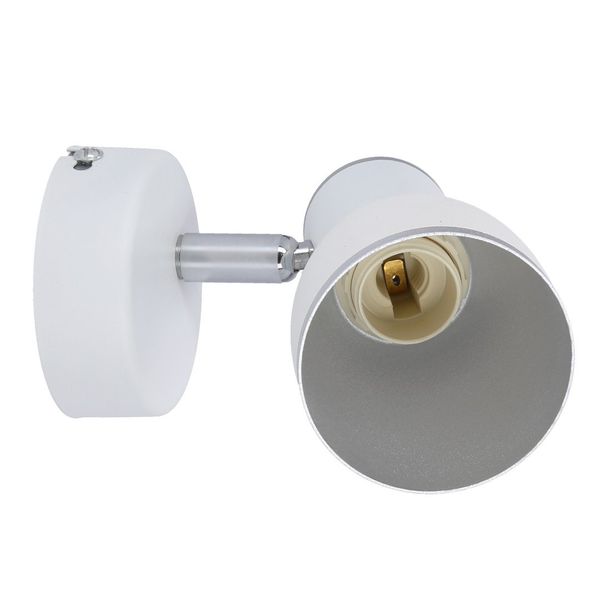 Fido kinkiet 1x40W E14 biały+chrom zdjęcie 13