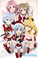 Pocztówka Świąteczna - Sword Art Online