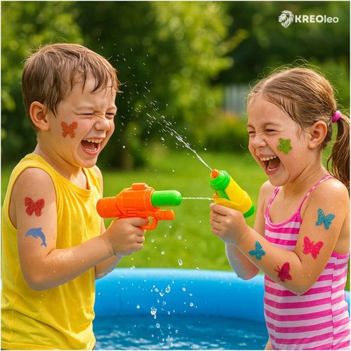 TATUAŻE BROKATOWE DUŻO SZABLONÓW + 48 KOLORÓW ZESTAW PREZENT DLA na Arena.pl