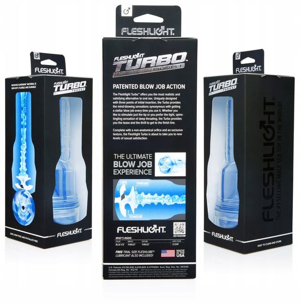 Masturbator Fleshlight - Turbo Thrust Blue Ice zdjęcie 14