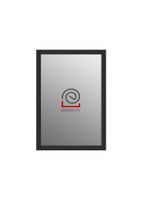 Lustro prostokątne z serii HIT Erama 40 x 60 cm w ramie czarnej 1szt.