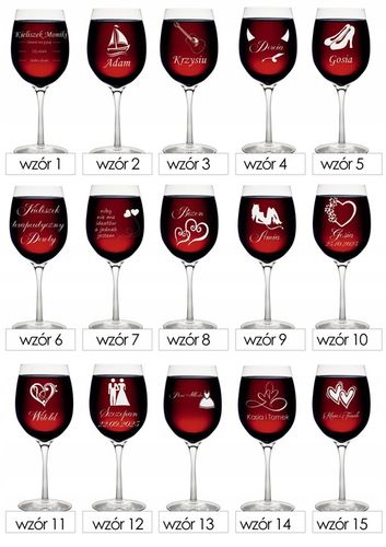 Kieliszek do wina z GRAWEREM prezent upominek urodziny dzień kobiet + KOREK na Arena.pl