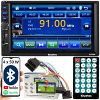 RADIO SAMOCHODOWE BLUETOOTH 2 DIN 7 CALI RDS USB AUX MICRO SD 4x50W