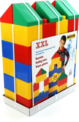 Wader 37527 Wielkie Klocki budowniczy XXL 36 elem na Arena.pl