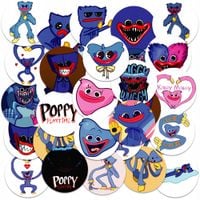 NAKLEJKI NA ZESZYT NALEPKA Z POSTACIAMI KÓŁKO HUGGY WUGGY WZORY 23EL