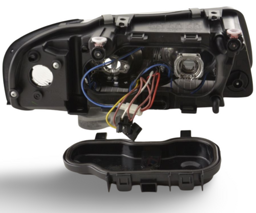 Lampy Reflektory DO AUDI A3 OD 2000 DO 2003 Roku RINGI BLACK na Arena.pl