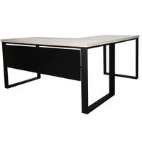 Biurko narożne lewe loft blenda Halifax biały 160 MebleKreator