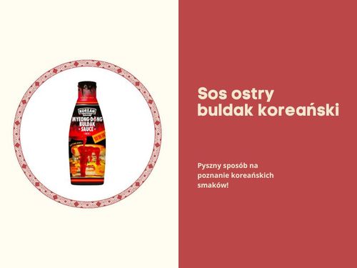 Sos ostry buldak koreański marynata dip chilli do zpuek kanapek myeong dong 260g na Arena.pl