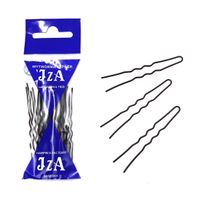 IZA Kokówki do włosów karbowane 65 mm BRĄZOWE MATOWE - 20 sztuk