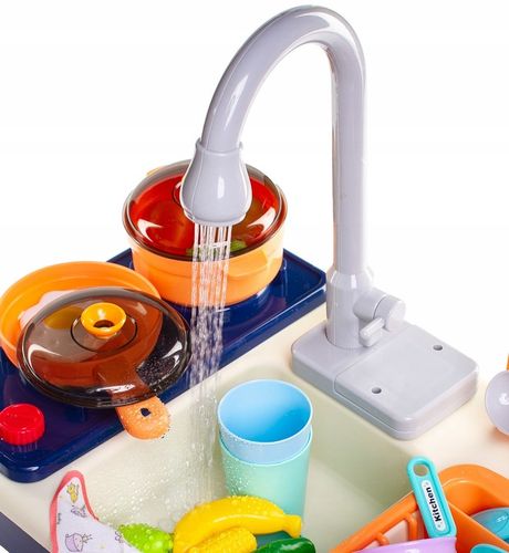 ZLEW ZLEWOZMYWAK kuchenka kuchnia dla dzieci palniki kran z wodą GARNKI na Arena.pl