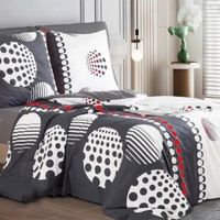 Pościel ELWAY satyna bawełniana 160x200cm KOŁA 5004