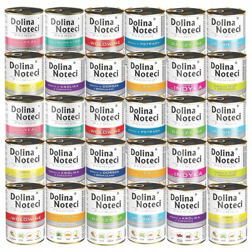 DOLINA NOTECI Premium Mix Smaków karma dla psa mokra 30 x 400g bezzbożowa na Arena.pl