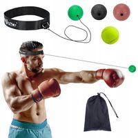 4 x PIŁKA REFLEKSOWA GRUSZKA BOKSERSKA REFLEKSÓWKA TRENINGOWA NA GŁOWĘ PRO