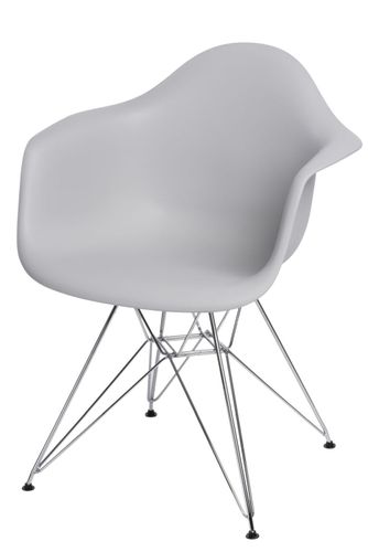 Krzesło P018 PP light grey, chrom nogi HF na Arena.pl