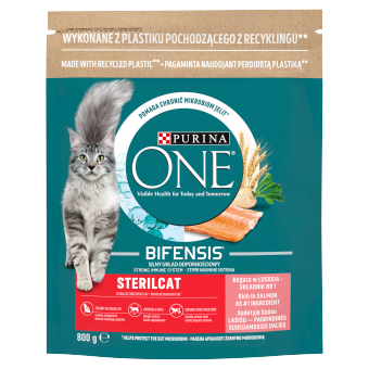 Purina One Cat Sterilcat Karma Z Łososiem Dla Kota 800g na Arena.pl