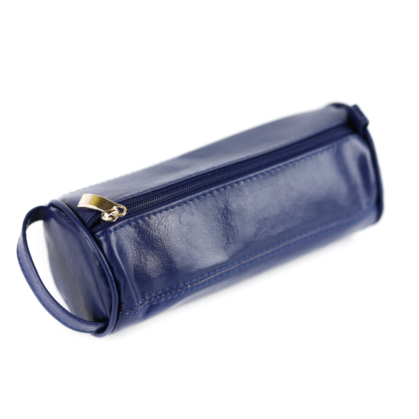 078 Piórnik okrągły duży-granat KEMER zdjęcie 1