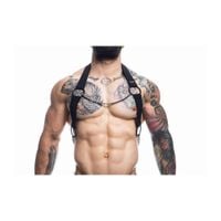 penis z uprzążą Cut4men Czarny L/XL