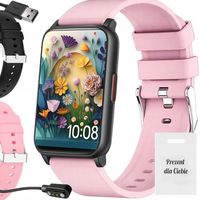 Smartwatch Dziewczęcy na Prezent Kroki SMS 2 Paski PL Menu Dzień dziecka