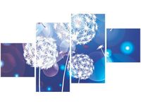 90CM 160 OBRAZ 4 ELEM DMUCHAWCE ABSTRAKCYJNYM TLE ŚCIENNY