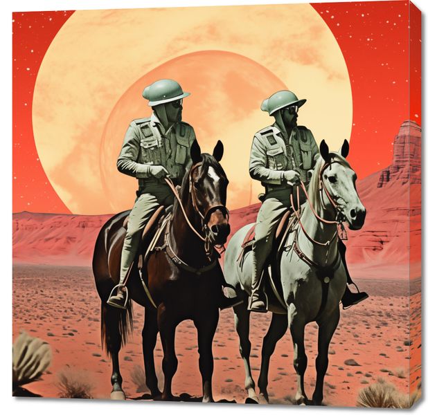 Obraz 90x90cm Patrol Kosmiczny zdjęcie 1