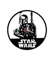 Zegar ścienny z płyty winylowej Star Wars 66.13