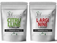 CYTRULINA 250g + L-ARGININA ZESTAW POMPA SIŁA TLENEK AZOTU AAKG KRĄŻENIE