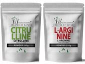CYTRULINA 250g + L-ARGININA ZESTAW POMPA SIŁA TLENEK AZOTU AAKG KRĄŻENIE