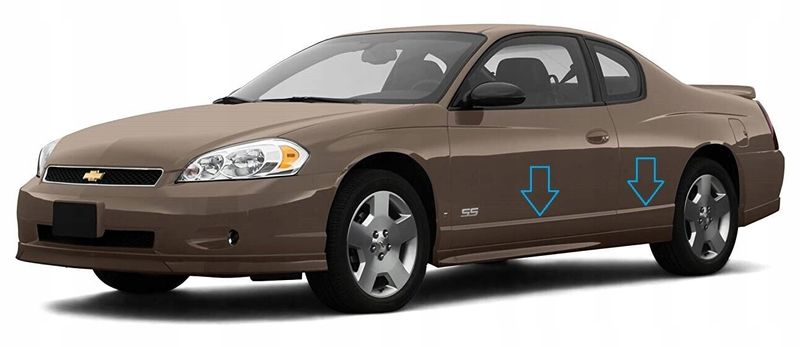 Chevy Monte Carlo 2000-2007 - Listwy chrom boczne drzwi chromowane ochronne zdjęcie 1