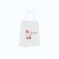 Torby świąteczne małe 18 x 8 x 22,5 cm Mikołaj Merry Christmas