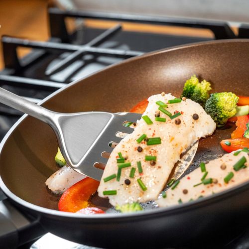 ŁYŻKA ŁOPATKA KUCHENNA DO MIĘSA NIERDZEWNA 35 cm na Arena.pl