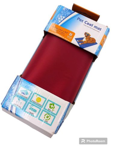 Mata Chłodząca Dla Psów I Kotów 40X50Cm Czerwona na Arena.pl