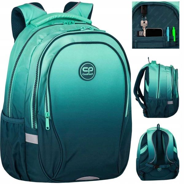 Plecak młodzieżowy Coolpack Factor X gradient blue zdjęcie 12
