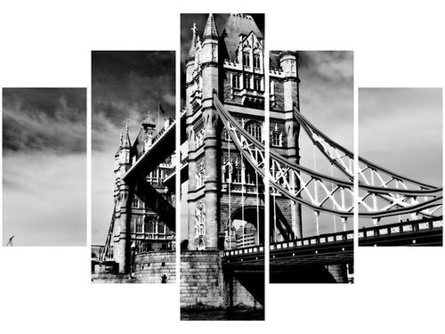 105CM 150CM OBRAZ 5 ELEM OLD TOWER BRIDGE DRUK na Arena.pl