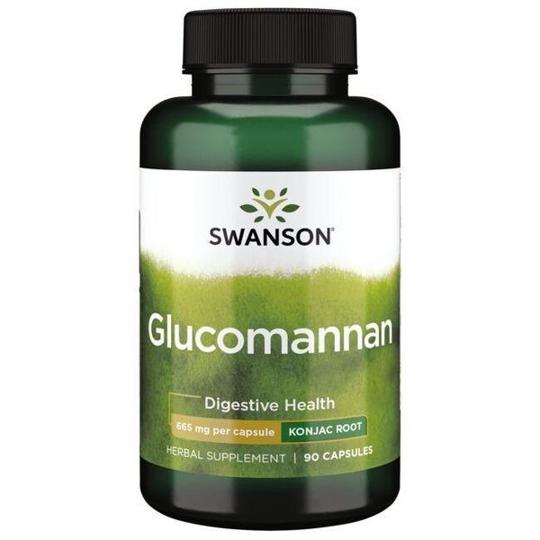 SWANSON Glucomannan 665 mg (90 kaps.) zdjęcie 1