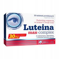 OLIMP LUTEINA MAX COMPLEX 30 tabletek zdrowe oczy