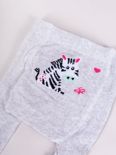 Rajstopy dziewczęce bawełniane we wzory 3PAK  56-62 YOCLUB na Arena.pl