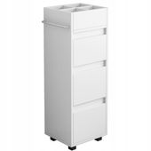 Szafka łazienkowa biała stojąca regał salon nowoczesna loft 90 cm