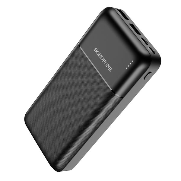 Borofone Power Bank 20000mAh BJ16A Cube - 2xUSB - czarny zdjęcie 1