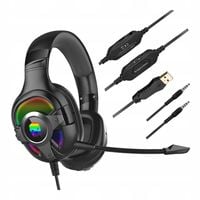 Gamingowe Słuchawki z Mikrofonem Warrior LED RGB