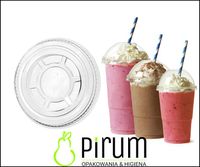 WIECZKO PŁASKIE BEZ NACIĘCIA PET 95 MM 50 SZT PACCOR