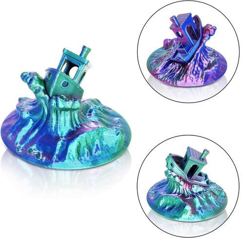 Filament do Drukarki 3D PLA Silk Jedwabny Trójkolorowy 1.75mm 1kg na Arena.pl