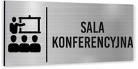 Tabliczka Tablica informacyjna SALA KONFERENCYJNA Piktogram Aluminium