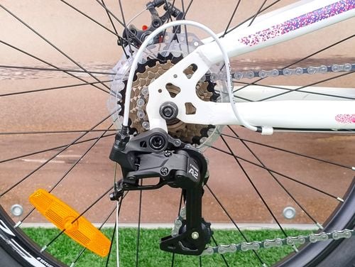 Rower górski MTB 24" dla dziewczynki 7 lat+ rama 11" 127-152cm na Arena.pl