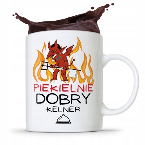 Dla Kelnera Kubek Na Prezent Piekielnie Dobry Z Nadrukiem Ze Zdjęciem na Arena.pl