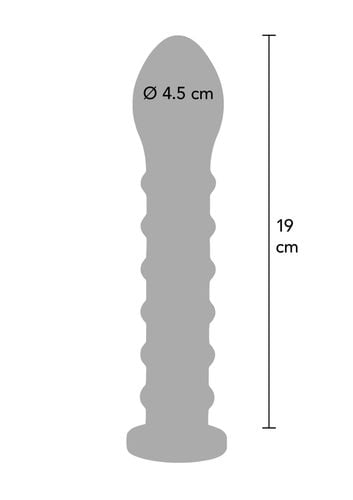 ribbed dong easy-lock 19 cm black na Arena.pl