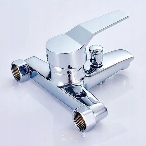 ZESTAW BATERIA WANNOWA PRYSZNICOWA KRAN DO WANNY UCHWYT WĄŻ SŁUCHAWKA CHROM na Arena.pl